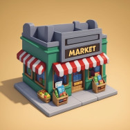 Play Idle Supermarket Tycoon now!