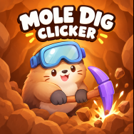 Play Mole Dig Clicker now!